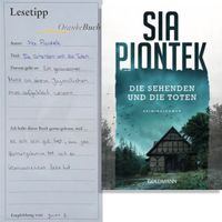 Sia Piontek: Die Sehenden und die Toten